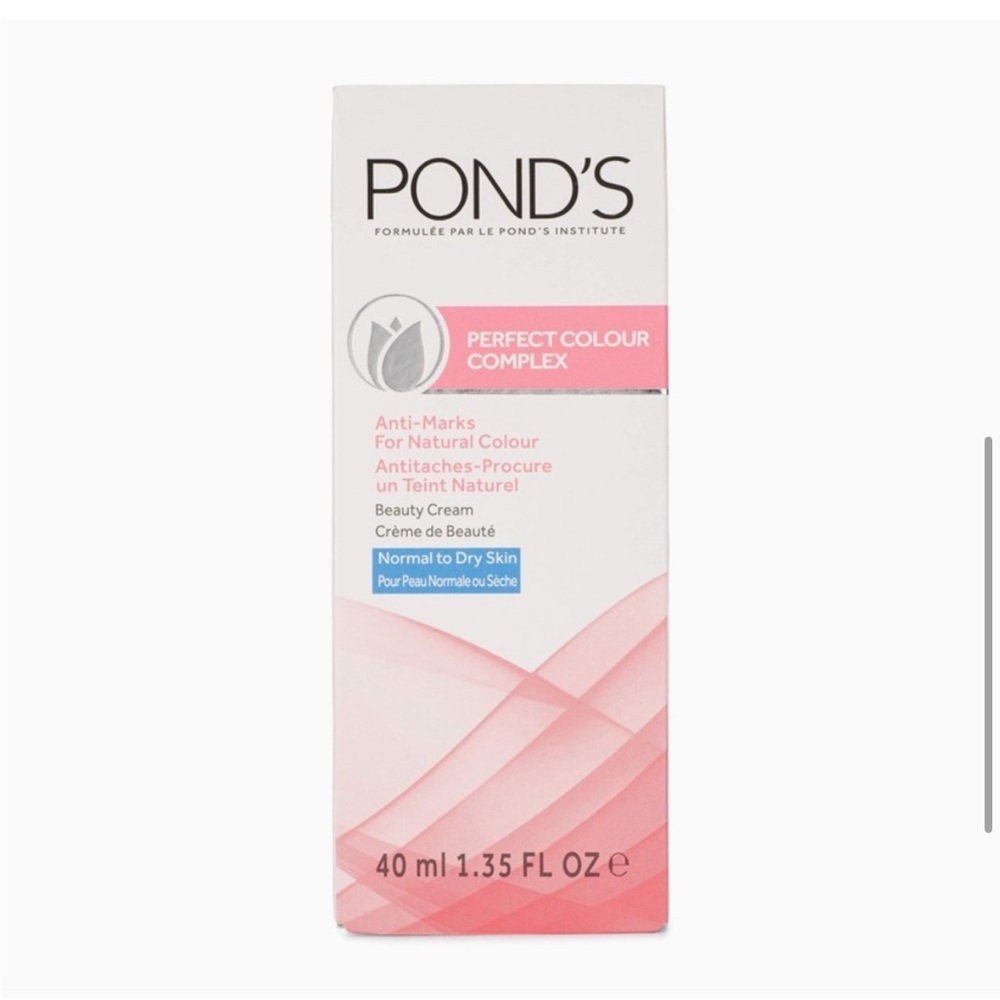 Ponds NWT Perfect Colour Complex Smooth Glow Beauty Cream Pink Full Size